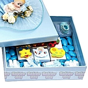 Mavi Bebekli Oyuncak Kutu Çikolata