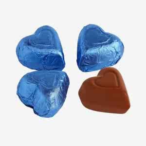 Mavi İkiz Kalp Çikolata
