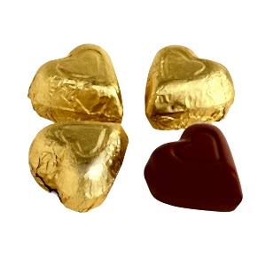 Altın İkiz Kalp Çikolata