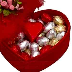 Aşkım Kalp Kutu Çikolata