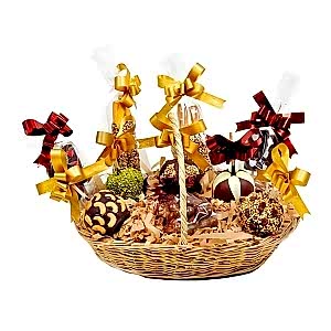 Bitter Çikolatalı Elma Şekerleri