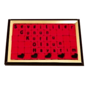 Sevgilim Kurabiye Mesajı