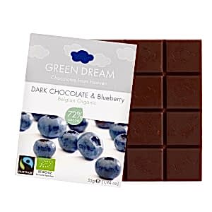 Green Dream Yaban Mersinli Bitter Tablet Çikolata