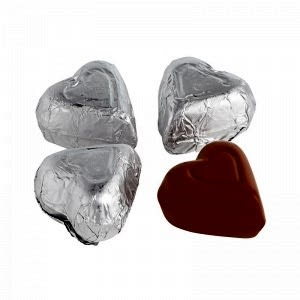 Gümüş İkiz Kalp Çikolata