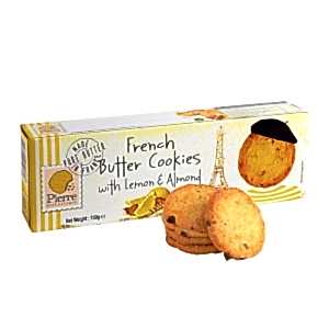 Limonlu Bademli Fransız Kurabiyesi