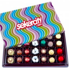 Viskili Likörlü Kutu Çikolata