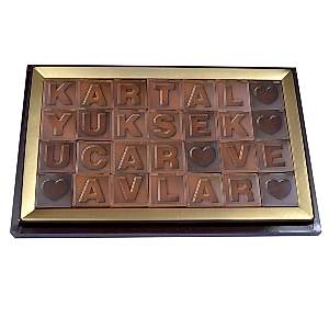 Beşiktaş Taraftar Tatlı Harf Çikolata