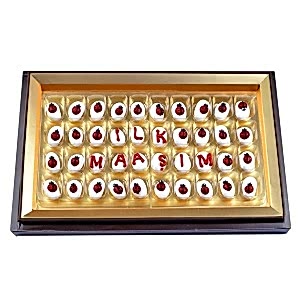 İlk Maaşım Badem Şekeri Harf Çikolata