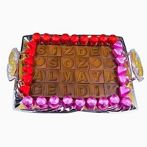 Mutluluk Cümbüşü Nişan Çikolatası