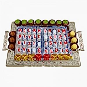 Kız İsteme Nişan Tepsisi