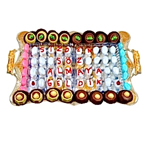 Kız İsteme Söz Tepsisi Çikolata