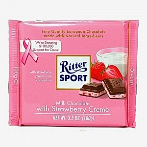 Ritter Sport Çilekli Yogurt Çikolata