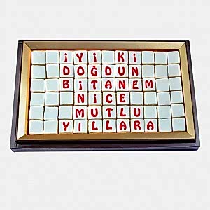 İyi Ki Doğdun Tatlı Kurabiye Harfler