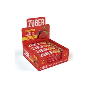 züber çilekli çikolatalı protein bar